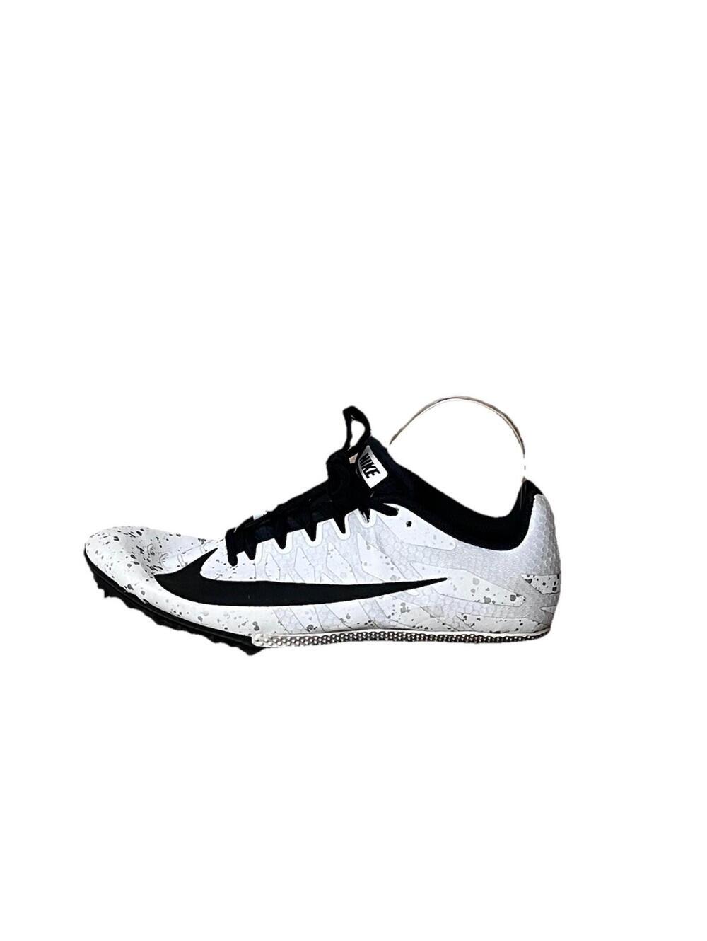 Nike Zoom Rival Track Spikes Women’s 8.5 Black White Racing Shoes Sprint Cleats